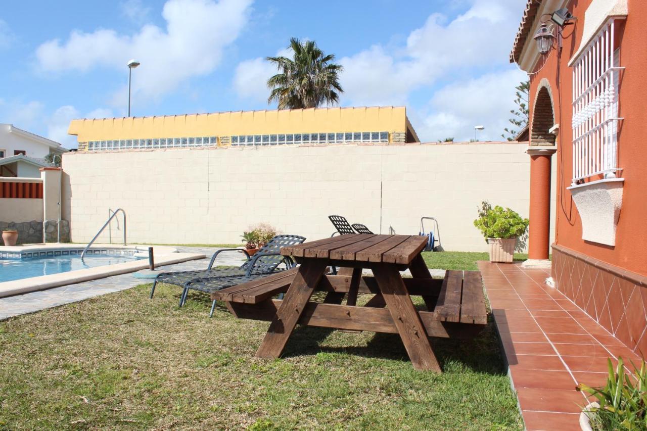 Villa Chalet Marisma Con Piscina Privada Chiclana de la Frontera Exterior foto