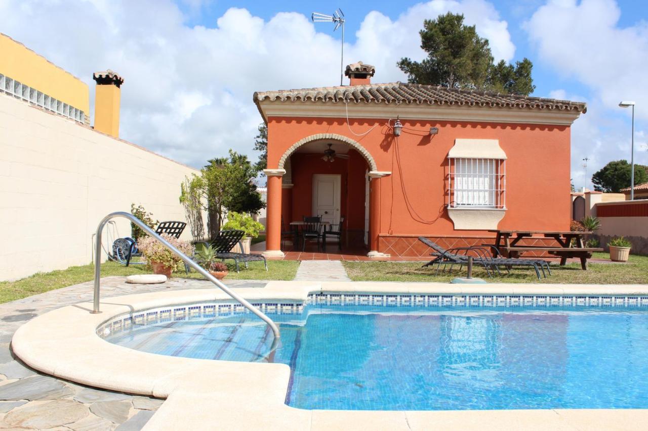 Villa Chalet Marisma Con Piscina Privada Chiclana de la Frontera Exterior foto